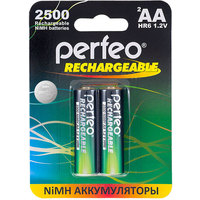 Аккумулятор AA Perfeo AA2500MAH-2BL, Ni-MH, 2500 mAh, 1.2 V (в упаковке 2 шт., цена за 1 шт.). Интернет-магазин Vseinet.ru Пенза