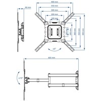 Кронштейн Kromax DIX-18 белый. Интернет-магазин Vseinet.ru Пенза