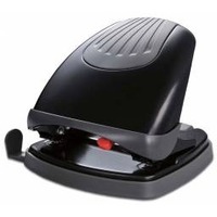 Дырокол Kw-Trio Lever-Tech Effortless 96Z8BLCK макс.:30лист. металл/пластик с линейкой черный. Интернет-магазин Vseinet.ru Пенза