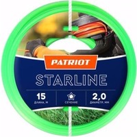 Леска для садовых триммеров Patriot Starline d=2.0мм L=15м (805201056). Интернет-магазин Vseinet.ru Пенза