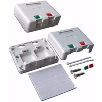 Розетка Lanmaster Mosaic NM-EL45X45-WH (упак.:1шт) 1м белый. Интернет-магазин Vseinet.ru Пенза