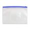 Фото № 2 Папка на молнии ZIP Бюрократ BPM6Ablue А6 карман под визитку ПП пластик 0.15мм синяя молния