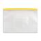 Фото № 2 Папка на молнии ZIP Бюрократ BPM6Ayel А6 карман под визитку ПП пластик 0.15мм желтая молния