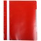 Фото № 3 Папка-скоросшиватель Бюрократ прозрачный верхний лист боковая перфорация А4 красный (PS-P20RED)
