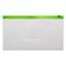 Фото № 3 Папка на молнии ZIP Бюрократ BPM6Agrn А6 карман под визитку ПП пластик 0.15мм зеленая молния