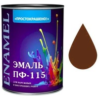 Эмаль "Простокрашено!" шоколадная БАУ 1,9 кг. Интернет-магазин Vseinet.ru Пенза
