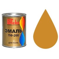 Эмаль ПФ-266 д/пола (Золотисто-коричневая 0.8 кг "Витеко"). Интернет-магазин Vseinet.ru Пенза