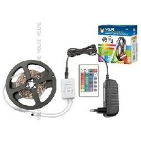 VOLPE 10775 ULS-Q211 5050-30LED/M-IP20-3M-RGB Комплект лента 3м RGB и Адаптер 24Вт Контроллер с пуль. Интернет-магазин Vseinet.ru Пенза