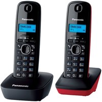 Радиотелефон Panasonic KX-TG1612RU3 / 2 трубки / чёрный. Интернет-магазин Vseinet.ru Пенза
