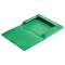 Фото № 2 Папка-короб на резинке Бюрократ BA25/05grn А4 пластик 0.5мм корешок 25мм зеленый