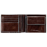 Кошелек мужской Piquadro Blue Square (PU1240B2/MO) красный/коричневый телячья кожа. Интернет-магазин Vseinet.ru Пенза