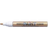 Фото Маркер перманентный Zebra PAINT MOP-200MZ-GO круглый пиш. наконечник (толщина линии 1.5мм) золотой. Интернет-магазин Vseinet.ru Пенза