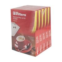 Фото Фильтры для кофе для кофеварок Filtero №4 белый (упак.:200шт). Интернет-магазин Vseinet.ru Пенза