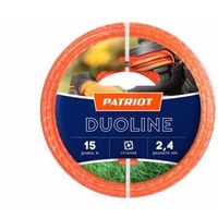 Леска для садовых триммеров Patriot Duoline d=2.4мм L=15м. Интернет-магазин Vseinet.ru Пенза