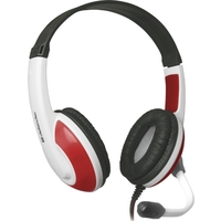 Гарнитура Defender WARHEAD G-120 белый с красным. Интернет-магазин Vseinet.ru Пенза