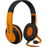 Гарнитура Defender WARHEAD G-120 черный с оранжевым. Интернет-магазин Vseinet.ru Пенза