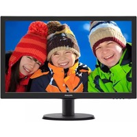 Монитор Philips 23.6" 243V5QSBA (00/01) черный VA LED 16:9 DVI матовая 3000:1 250cd 170гр/178гр 1920x1080 D-Sub FHD 3.66кг. Интернет-магазин Vseinet.ru Пенза