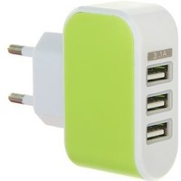 Фото Универсальный зарядник 220в 3 USB, 3,1 А МИКС. Интернет-магазин Vseinet.ru Пенза