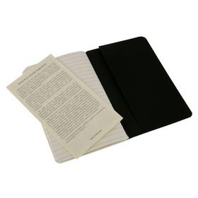 Фото Блокнот Moleskine CAHIER JOURNAL POCKET 90x140мм обложка картон 64стр. линейка черный (3шт). Интернет-магазин Vseinet.ru Пенза