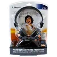 Гарнитура A4Tech HS-28 черный с оранжевым. Интернет-магазин Vseinet.ru Пенза