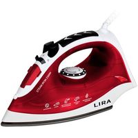 Утюг LIRA LR 0601 белый с красным. Интернет-магазин Vseinet.ru Пенза