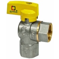 Фото Кран шар. для газа угловой 3/4" г/г d20 бабочка CTM (CGLFFB34). Интернет-магазин Vseinet.ru Пенза