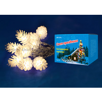 Гирлянда светодиодная ULD-S0280-020/DTA WARM WHITE IP20 PINE CONES (20 светодиодов, 2,8м, белый). Интернет-магазин Vseinet.ru Пенза