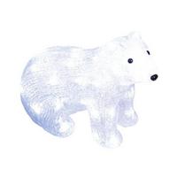 Фото Фигура светодиодная ULD-М3125-040/STA WHITE IP20 WHITE BEAR-4 (40 светодиодов, белый). Интернет-магазин Vseinet.ru Пенза