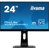 Монитор Iiyama 23.8" XUB2492HSU-B1 черный IPS LED 5ms 16:9 HDMI M/M матовая HAS Pivot 250cd 178гр/178гр 1920x1080 D-Sub DisplayPort FHD USB 5.4кг. Интернет-магазин Vseinet.ru Пенза