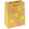 Фото № 0 Пакет подарочный "Желтые шары" люкс, 23 х 17.8 х 9.8 см