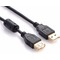 Фото № 1 Кабель Greenconnect Premium USB 2.0 AM-AF Black GCR-UEC3M-BB2S-0.3m