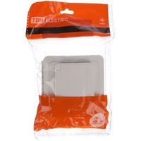 Фото Розетка TDM "Валдай" 2П+З, 16 А, одноместная, скрытая, с крышкой, белая, SQ1804-0011. Интернет-магазин Vseinet.ru Пенза