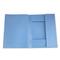 Фото № 1 Папка на резинке Бюрократ -PRA3BLUE A3 пластик 0.7мм синий вмест.:250лист.