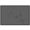 Фото № 4 Коврик резиновый "Настурция" (400х600 мм) черный тип. КА 16-1 РТИ