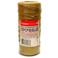 Шпагат джутовый Прочный (бобина) 200 м 1.25 мм (60330) "Мастер Хаус". Интернет-магазин Vseinet.ru Пенза