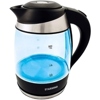 Чайник электрический Starwind SKG2219 1.8л. 2200Вт бирюзовый (корпус: стекло). Интернет-магазин Vseinet.ru Пенза