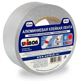 Фото Клейкая лента алюминиевая 50мм х 50м UNIBOB ИУ арт.37284. Интернет-магазин Vseinet.ru Пенза