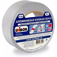 Клейкая лента алюминиевая 50мм х 50м UNIBOB ИУ арт.37284. Интернет-магазин Vseinet.ru Пенза