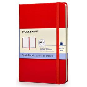 Фото Блокнот для рисования Moleskine CLASSIC SKETCHBOOK 130х210мм 104стр. фиксирующая резинка красный. Интернет-магазин Vseinet.ru Пенза