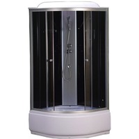 Душ.кабина HD-KU9090VB2 90х90х215 без г/м, черн.зад.стекла, тон.перед.стекла, выс.под.без электр.. Интернет-магазин Vseinet.ru Пенза