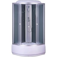 Душ.кабина HD-KU9090VF 90х90х215 без г/м, риф.зад.стекла, риф.перед.стекла, выс.под.без электр.. Интернет-магазин Vseinet.ru Пенза