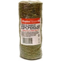 Шпагат льняной Прочный (бобина) 500 м 1.0 мм (60362) "Мастер Хаус". Интернет-магазин Vseinet.ru Пенза