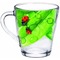 Фото № 2 Кружка для чая 250мл. арт.1649-Д (Живая природа.Зеленый лист)