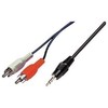 Фото Кабель REXANT (17-4202) 3.5мм х 2RCA 1.5м. Интернет-магазин Vseinet.ru Пенза