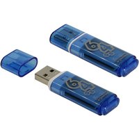 Флешка SmartBuy Glossy 64Гб, USB 3.0, синяя (SB64GBGS-B). Интернет-магазин Vseinet.ru Пенза