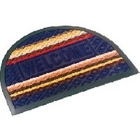 VORTEX 22385 Коврик придверный COMFORT 40*60см WELCOMЕ полукруг синий. Интернет-магазин Vseinet.ru Пенза