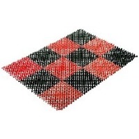 VORTEX 23006 Коврик ТРАВКА 42*56см черно-красный. Интернет-магазин Vseinet.ru Пенза