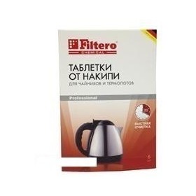 Фото Таблетки для чайников FILTERO Таблетки от накипи для чайников, Арт.604 (6 шт.). Интернет-магазин Vseinet.ru Пенза