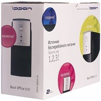 Источник бесперебойного питания Ippon Back Office 600. Интернет-магазин Vseinet.ru Пенза