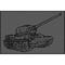 Фото № 2 Коврик резиновый "Танк" (600х900 мм) черный тип. КА 67-3 РТИ